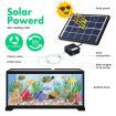 20W Solar Powered Panel Air Oxygenator Pump for Fish Pond Outdoor Pool