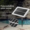 20W Solar Powered Fountain Water Pump for Outdoor Garden Pond Pool