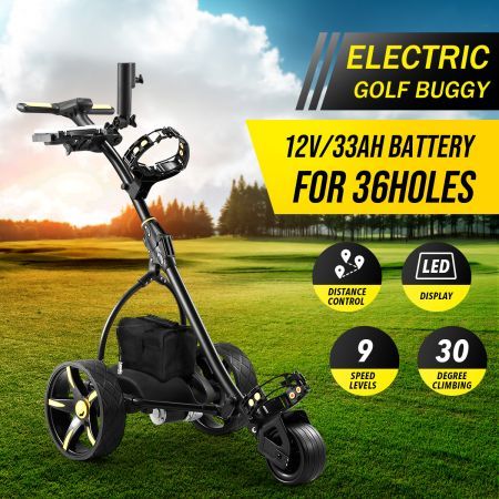 battery operated golf push buggies