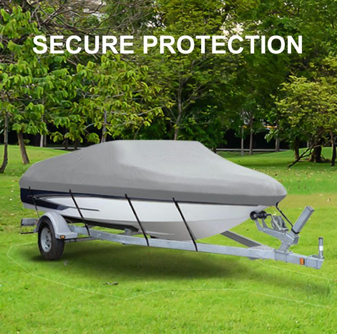 OGL 1416 ft Trailerable Boat Cover Waterproof Marine Grade Fabric for