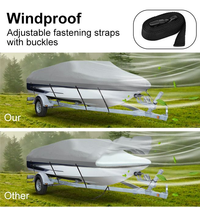 OGL 1416 ft Trailerable Boat Cover Waterproof Marine Grade Fabric for