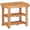 Shoe Rack 50x32x45 cm Solid Acacia Wood