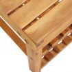 Shoe Rack 50x32x45 cm Solid Acacia Wood