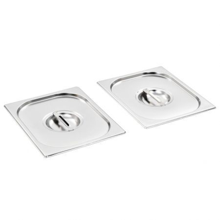 Pan Lids 2 pcs GN 1/2 325x265 mm Stainless Steel