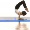 Inflatable Gymnastics Mat with Pump 300x100x10 cm PVC Blue