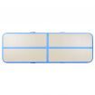 Inflatable Gymnastics Mat with Pump 300x100x10 cm PVC Blue