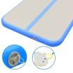 Inflatable Gymnastics Mat with Pump 300x100x10 cm PVC Blue