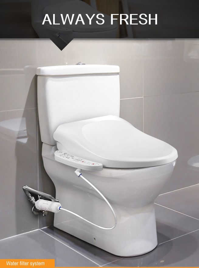 Auto Smart Toilet Electric Warm Water Bidet Seat Cover Crazy S - Auto Smart Toilet Electric Warm Water Bidet Seat Cover