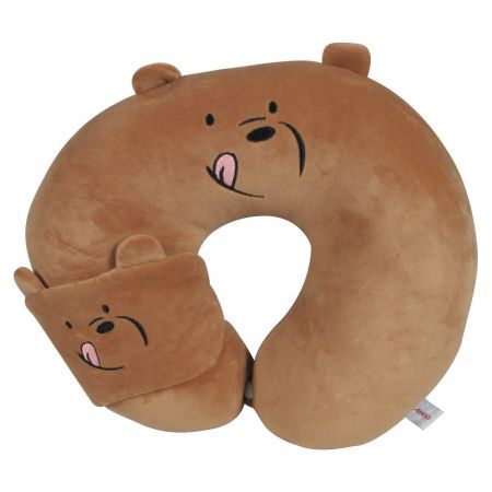  We  Bare  Bears  U shaped Neck  Pillow  Grizz Crazy Sales