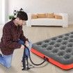 Top-Roll Air Pump 2.03m x 1.52m x 22cm Airbed Air Mattress Queen
