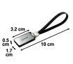 FREE SHIPPING! Apacer 8GB Handy Steno AH128 USB 2.0 Flash Drive Portable Memory Pen Drive - Titanium Silver