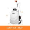 16L Backpack Sprayer Electric Weed Sprayer Garden Farm Pump Spraying - White