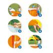 Bestway Large UV Careful 40+ UPF Splash-in-Shade Play Pool Water Set