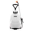 16L Wheel Backpack Pump Sprayer for Garden Lawn Weed Pest Control Fertilizer White