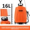 Garden Sprayer on Wheels 16L 12V Electric Weed Sprayer Farm Pump Spraying Orange