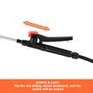 Garden Sprayer on Wheels 16L 12V Electric Weed Sprayer Farm Pump Spraying Orange