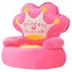 Plush Children's Chair Princess Pink