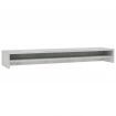 Monitor Stand Concrete Grey 100x24x13 cm Chipboard