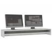 Monitor Stand Concrete Grey 100x24x13 cm Chipboard
