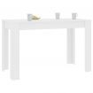 Dining Table White 120x60x76 cm Chipboard