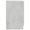 Bedside Cabinet Concrete Grey 38x35x65 cm Chipboard