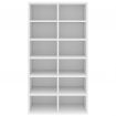 Shoe Rack White 54x34x100 cm Chipboard