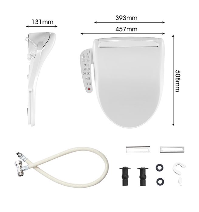 Smart Toilet Seat Automatic Bidet Cover Electronic Heated Massage Washlet Seat Crazy Sales