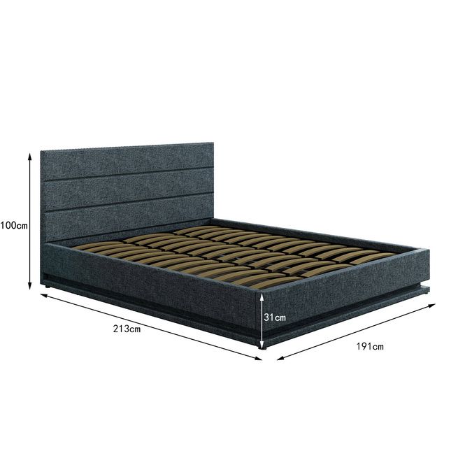 Modern Grey Leather Storage Bed Frame, Mainstays Twin Storage Bed Assembly Instructions