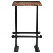 Bar Table Solid Reclaimed Wood Multicolour 60x60x107 cm