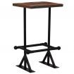 Bar Table Solid Reclaimed Wood Multicolour 60x60x107 cm