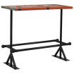 Bar Table Solid Reclaimed Wood Multicolour 120x60x107 cm