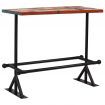 Bar Table Solid Reclaimed Wood Multicolour 120x60x107 cm