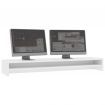 Monitor Stand White 100x24x13 cm Chipboard