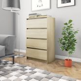 Sideboard Sonoma Oak 70x40x97 cm Chipboard