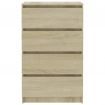 Sideboard Sonoma Oak 70x40x97 cm Chipboard