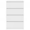 Sideboard White 70x40x97 cm Chipboard