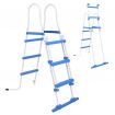 Above-Ground Pool Safety Ladder with 3 Steps 107 cm