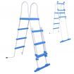 Above-Ground Pool Safety Ladder with 3 Steps 122 cm