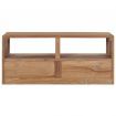 TV Cabinet 90x30x40 cm Solid Teak Wood