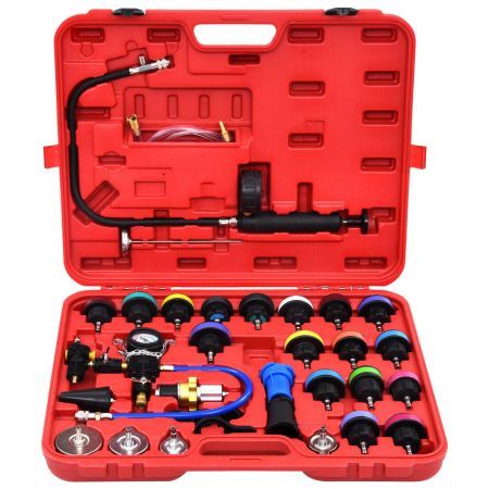 28 Piece Cooling System & Radiator Cap Pressure Tester | Crazy Sales