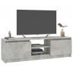 TV Cabinet Concrete Grey 120x30x35.5 cm Chipboard