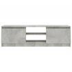 TV Cabinet Concrete Grey 120x30x35.5 cm Chipboard