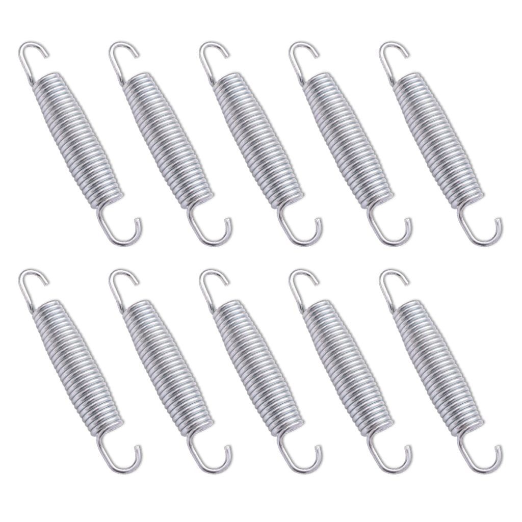 vidaXL Trampoline Springs 10 pcs Zinc-plated Iron