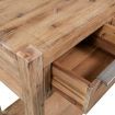 vidaXL Console Table 82x33x73 cm Solid Acacia Wood