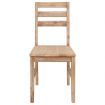 Dining Chairs 2 pcs Solid Acacia Wood