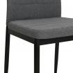 vidaXL Dining Chairs 2 pcs Light Grey Fabric