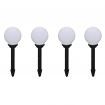 vidaXL Outdoor Pathway Lamps 8 pcs LED 15 cm with Ground Spike