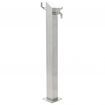 vidaXL Garden Water Column Stainless Steel Square 95 cm