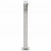 vidaXL Garden Water Column Stainless Steel Square 95 cm