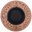 vidaXl Mosaic Fire Pit Terracotta 68cm Ceramic